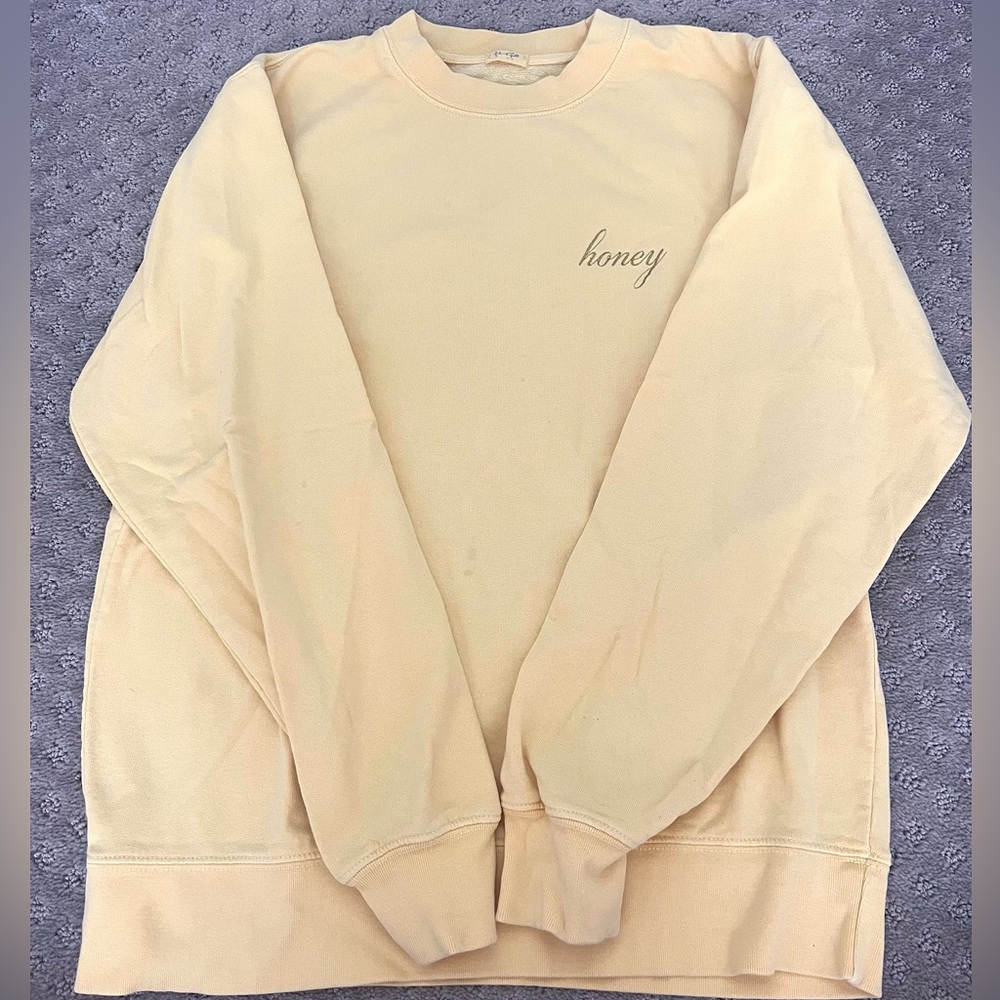 J Galt Yellow Honey Crewneck